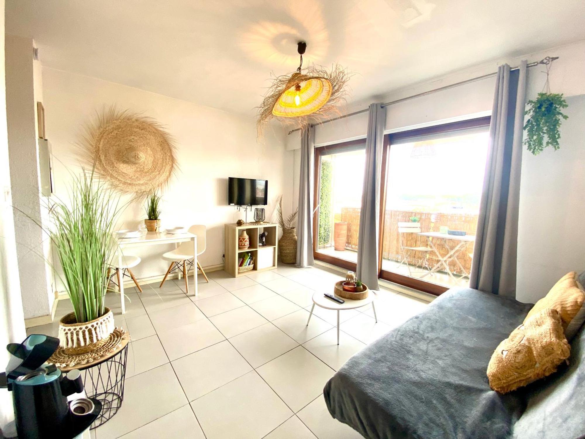 Studio Calme Avec Parking Et Ascenseur -304- Canet-en-Roussillon Bagian luar foto