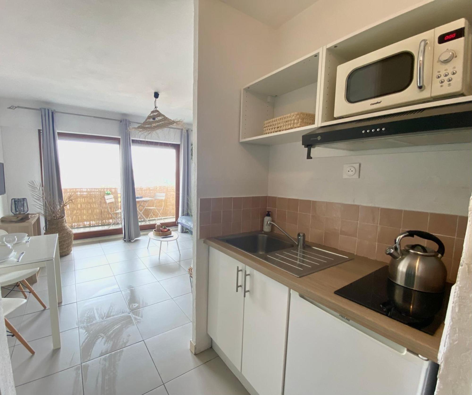 Studio Calme Avec Parking Et Ascenseur -304- Canet-en-Roussillon Bagian luar foto